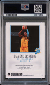 2018 Rittenhouse WNBA Diamond Deshields #14 Rookie RC Sp/500 PSA 10 Sky